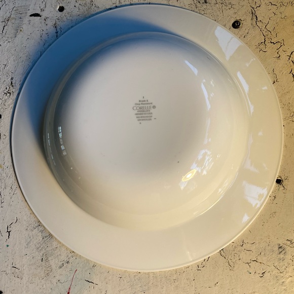 1 Corelle Rimmed Just White 1 Qt Serving Bowl - Picture 4 of 11